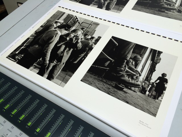 Don McCullin book printing at Opal