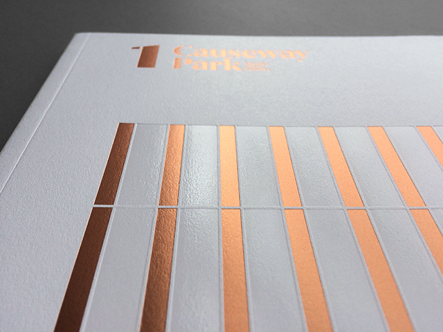 Copper foil and clear foil